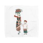 IZANAMI by Akane Yabushitaの【バリの人々】お母さんと子供 Towel Handkerchief