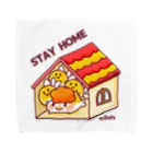 よいこのきんぎょのSTAY　HOME タオルハンカチ