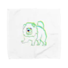 WORLDWIDEの犬チャウチャウ(ちょっと大) タオルハンカチ