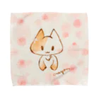 くれよんのらくがきのぼちぼちにゃんこの図 Towel Handkerchief