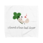 あかえほ & ちびそざいの四つ葉のクローバーとアリさん【あかえほ公式】 Towel Handkerchief