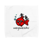 ぼんだぁのめがね族（金魚） Towel Handkerchief