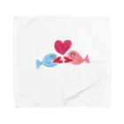 KAMEchanの愛のあふれる魚たち Towel Handkerchief