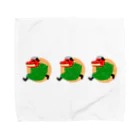 手描きのエトセトラの走る獅子舞 Towel Handkerchief