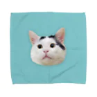 うちの猫ら　2号店のナナクロ Towel Handkerchief