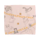 駄菓子工房のNEKO  沢山 Towel Handkerchief