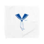 illust_designs_labのセーラー服 青 Towel Handkerchief