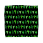 れなしやの🌵カクタス🌵ブラック🌵 Towel Handkerchief