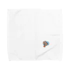 はりーのお店（SUZURI店）のドクっくま（ポテチ） Towel Handkerchief