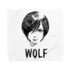 新波 歩/ARSWALKERのWOLF Towel Handkerchief