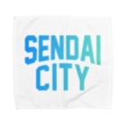 JIMOTO Wear Local Japanの仙台市 SENDAI CITY Towel Handkerchief