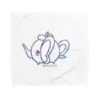 Cosmic TM colorsの不思議なティーポット☆あっち向き Towel Handkerchief