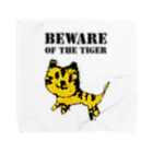 アヒルカフェのBEWARE OF THE TIGER タオルハンカチ