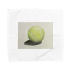 色鉛筆工房のテニスボール タオルハンカチ