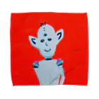 絵本作家_こんよりこの宇宙人アイドルﾉﾎﾟくん② Towel Handkerchief