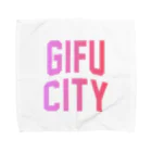 JIMOTO Wear Local Japanの岐阜市 GIFU CITY タオルハンカチ