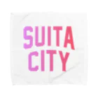 JIMOTO Wear Local Japanの吹田市 SUITA CITY タオルハンカチ