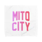 JIMOTO Wear Local Japanの水戸市 MITO CITY タオルハンカチ