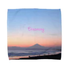 photo-kiokuの湘南夕景2 Towel Handkerchief