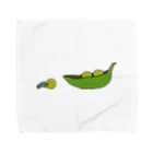 Hiharuのえんどう豆を運ぶフンコロガシ Towel Handkerchief