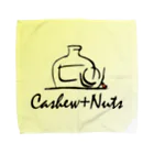 td'WORKSの「whisky&nuts」Cashew+Nuts タオルハンカチ