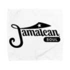 Jamaican Soul（ジャマイカンソウル）のJamaican Soul BLACK タオルハンカチ