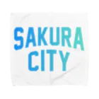 JIMOTO Wear Local Japanの佐倉市 SAKURA CITY タオルハンカチ