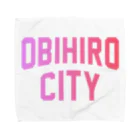JIMOTO Wear Local Japanの帯広市 OBIHIRO CITY タオルハンカチ