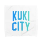 JIMOTOE Wear Local Japanの久喜市 KUKI CITY Towel Handkerchief