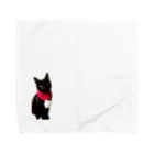 マロマロのマフラーKURONEKO Towel Handkerchief