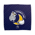 イラスト MONYAAT の CT72 夜の誘惑 HORNED OWL_B Towel Handkerchief