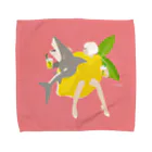 さかたようこ / サメ画家のレモネードなサメ Towel Handkerchief