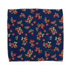 Jimmy BuffaloのJimmy Buffalo - Strawberry Fields ブルー Towel Handkerchief