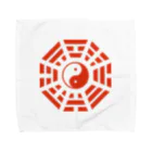 中華呪術堂（チャイナマジックホール）の太極八卦(赤)mini タオルハンカチ