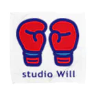 総合格闘技・フィットネス studio Willのstudio Will×INGRID 1タオルハンカチL タオルハンカチ