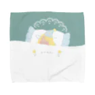 s h i k iのおやすみ。(green) Towel Handkerchief