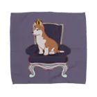 prunelleのKing Dog Towel Handkerchief