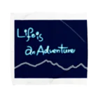 hajime's shop のLife is an adventure！（山の夜空ver.） タオルハンカチ