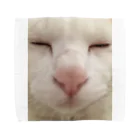 ashpoffの白猫どーんＴシャツ Towel Handkerchief