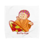 鎌倉のご当地キャラぶったくんのsurf Butta-kun(orange) Towel Handkerchief