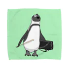 モユズの弓をしまい忘れたペンギン Towel Handkerchief