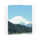 言葉グッズの富士山 タオルハンカチ
