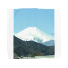 言葉グッズの富士山 Towel Handkerchief