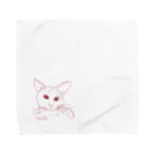 猫好きのみきのお店の猫カフェ猫さんユル描画 Towel Handkerchief