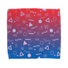 SANKAKU DESIGN STOREの懐かしくて、新しい。 赤青/S Towel Handkerchief