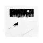 yawarakanezumiの雪原の犬 Towel Handkerchief