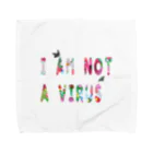 ニムニムのお部屋のI am Not a Virus Towel Handkerchief