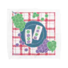 ハルイロ雑貨店　suzuri支店のフルーツサンド　ぶどう Towel Handkerchief