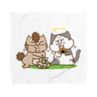 tiMo'sのお悟り猫たちのおやつタイム Towel Handkerchief