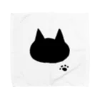 omekasiの黒い猫 タオルハンカチ